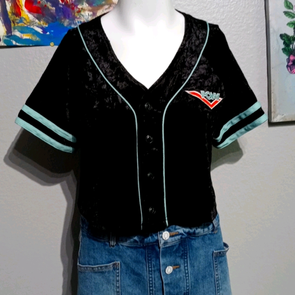 F21 Baseball Jersey Crop top